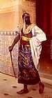 Rudolphe Weisse Canvas Paintings - A Nubian Guard